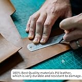 KOUYI Compatible with Samsung Galaxy A51 Wallet Case,Premium PU Synthetic Leather Full Body Protective Cover Flip Card Slots Magnetic Closure Kickstand Anti-Scratch Shockproof Cases (Blue) - Image 8