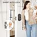 Keyless Entry Smart Door Lock with Code Electronic Fingerprint Keypad Deadbolt Lock for Front Door, Built-in WiFi, App Remote Control, Alexa & Google Voice Control, IP54