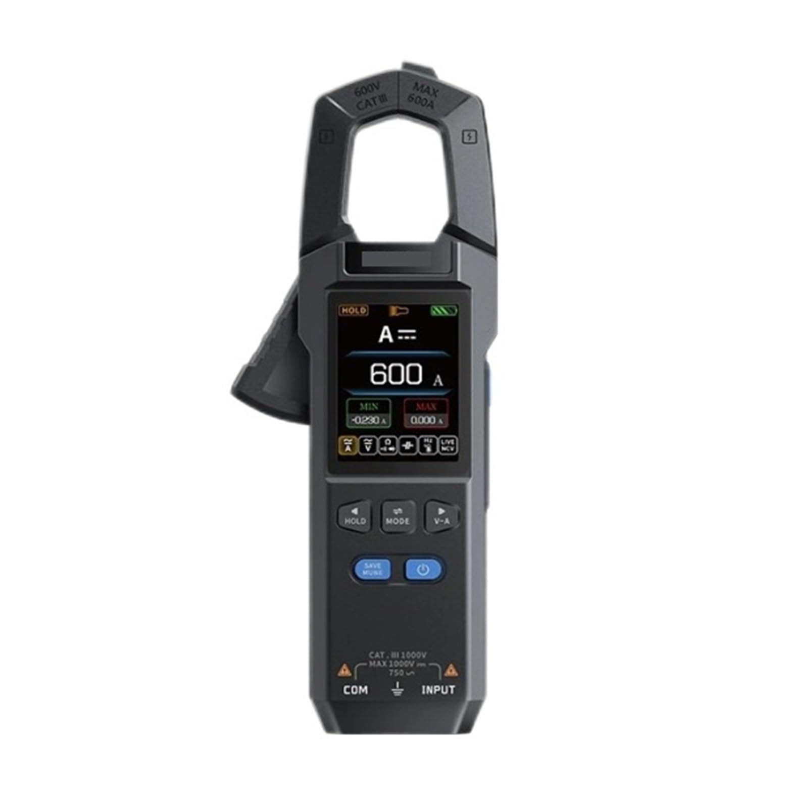 Pinza amperometrica DC/AC 10000, multimetro digitale da 600 A, tester a pinza(DMC-100 and BAG)