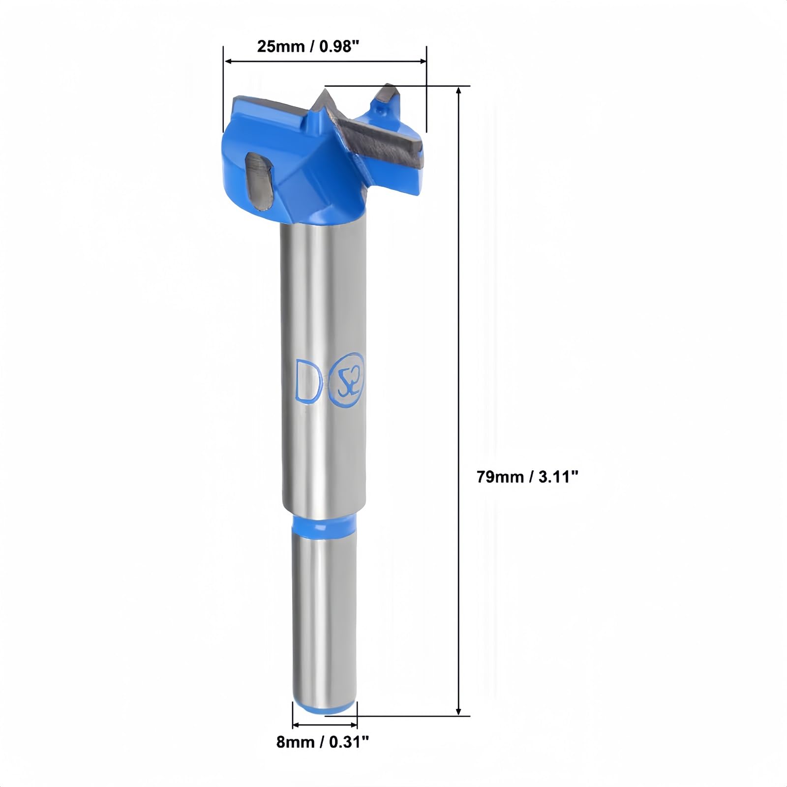 Boxonly Woodworking Hole Opener Positioning Drill Bit 25mm Forstner Drill Bits Tungsten Carbide Wood Hole Saw Hinge Drilling Bit Cutter - Image 4