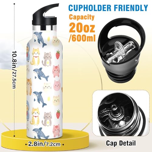 Botella térmica de doble pared Yuiboo resistente para niños 3