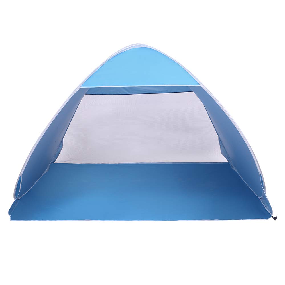 Kcelarec Pop up Beach Tent for 2-3 Person, Automatic Sun Shelter Canopy Portable Outdoor Cabana Sun Umbrella