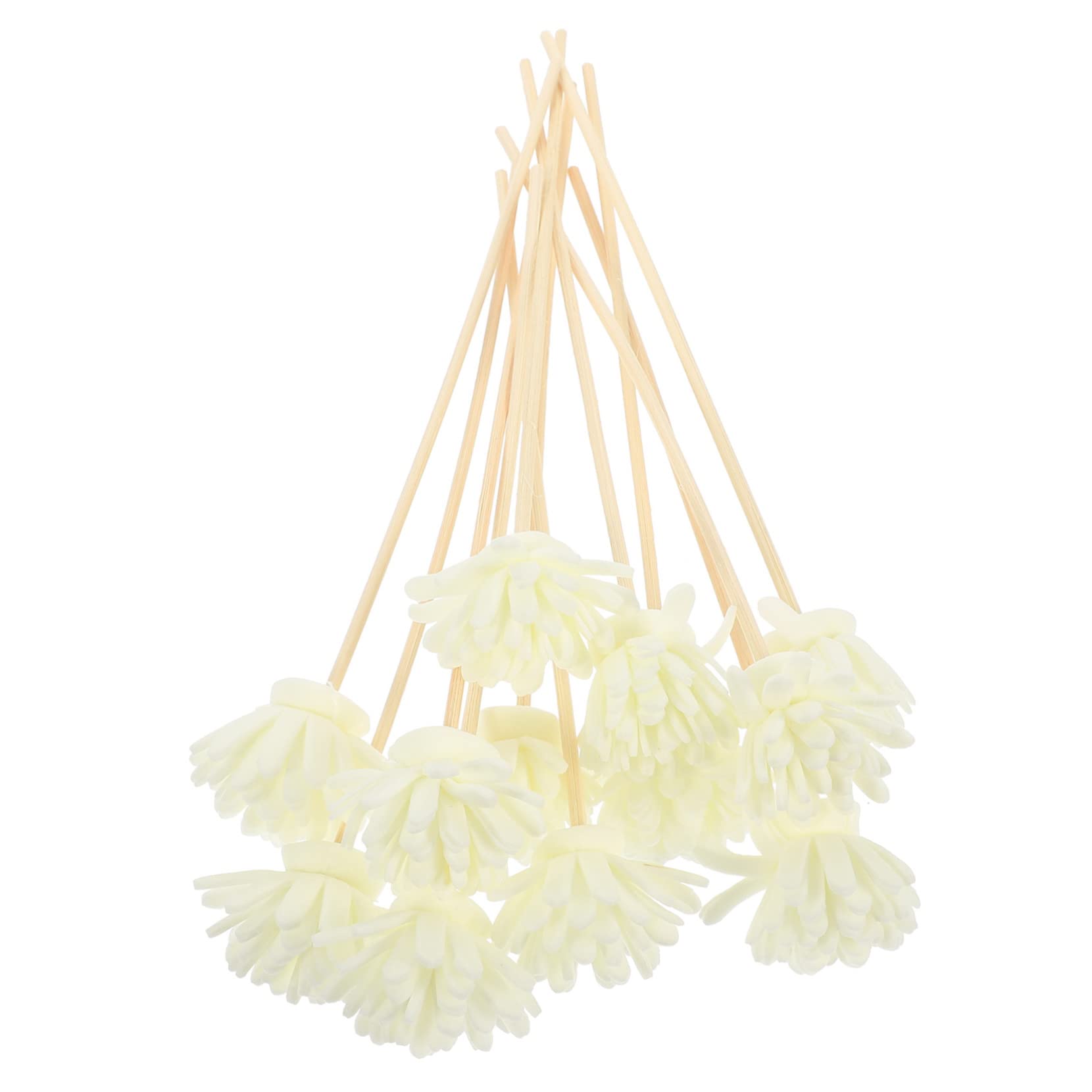 NOLITOY 2sets Essential Oil Diffuser Sticks Sticks Set Natural Flower Scented 36pcs*2