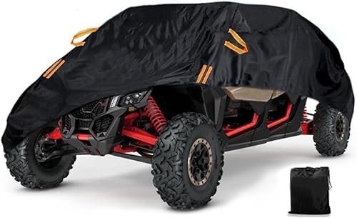 Miniatura 9 de Funda UTV impermeable de tela Oxford resistente para todo tipo de clima, cubierta de protección para Polaris RZR Ranger Can-Am Defender Kawasaki