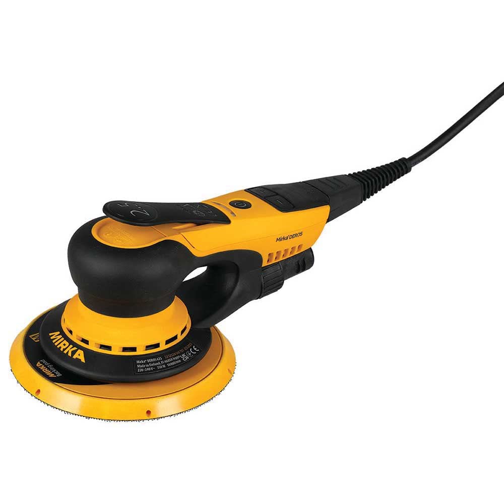 Mirka DEROS 625CV / Exzenter-Schleifer Schleifmaschine mit Zentral-Absaugung und Klett/für Ø 150mm Schleifpapier / 2,5mm Hub / MID6252022