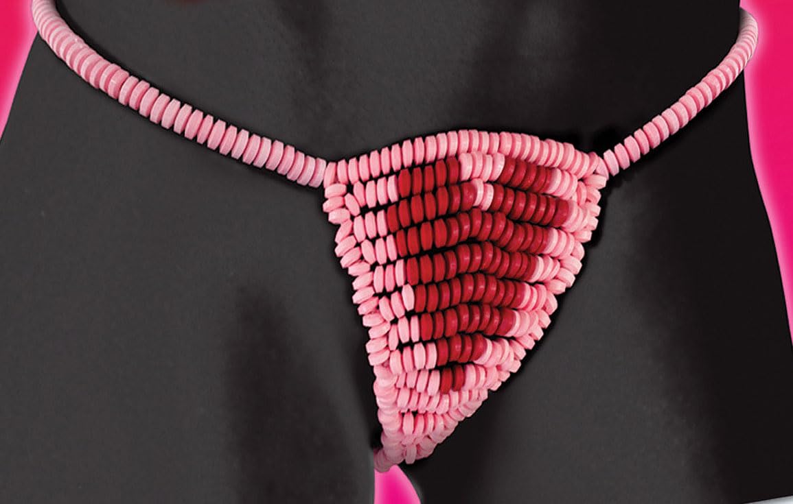 Ensemble Bonbon Soutien Gorge et String Candy, Lovers Candy String & Candy Bra, Taille Élastique