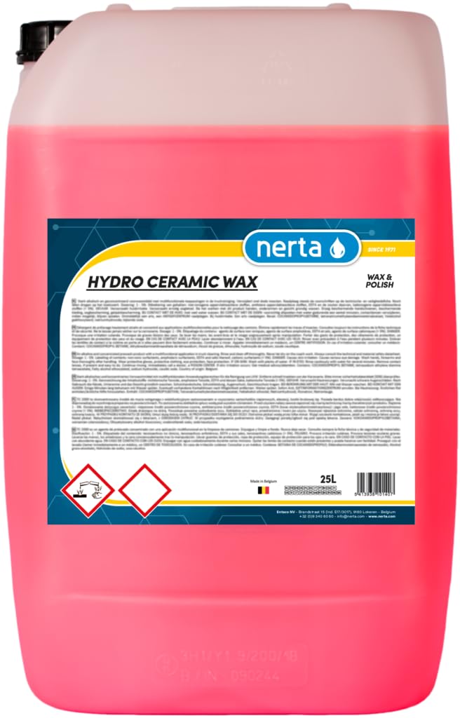 Nerta Hydro Ceramic Wax - Cera de coche - Coche de revestimiento cerámico - 5 litros