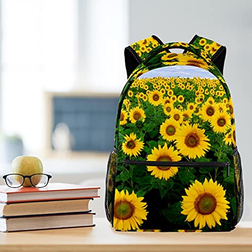 Sac à dos de voyage filles et garçons à rayures bleues multicolore