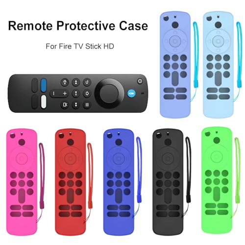 Image of Brain Freezer Silicone TV Remote Cover Compatible with New Fire TV Stick 4k and HD Remote Cover 2025 Model (Black) [Remote NOT Included]