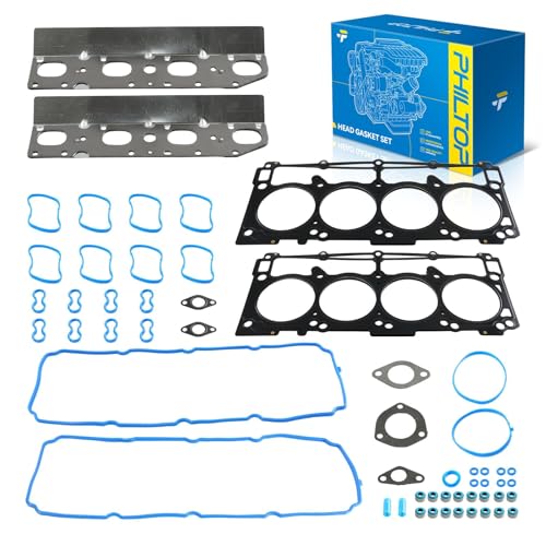 Image of PHILTOP HS26423PT Head Gasket Set for Ram 1500 2011-2020, 1500 Classic 2019-2020, Dodge Charger Challenger 2009-2020, for Chrysler 300 /Jeep Grand Cherokee /Ram 2500 /Durango, for 5.7L Engine Gasket Kit