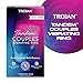 TROJAN Vibrations Tandem Couples Vibrating Ring, Personal Massager, 1 Count, Violet