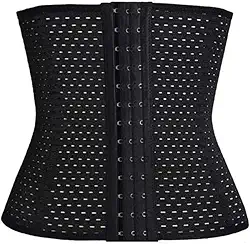 Cinta Modeladora Feminina Premium DUPIN – Compressão Ajustável para Barriga Definida – Preta Elegante