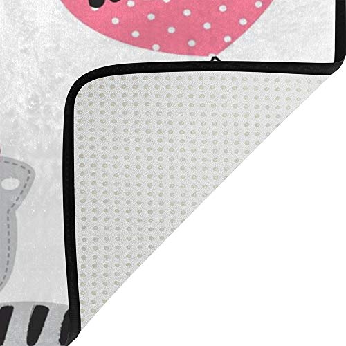 Tapis de maison moderne CHEHONG grand format 63X48 pouces en polyester