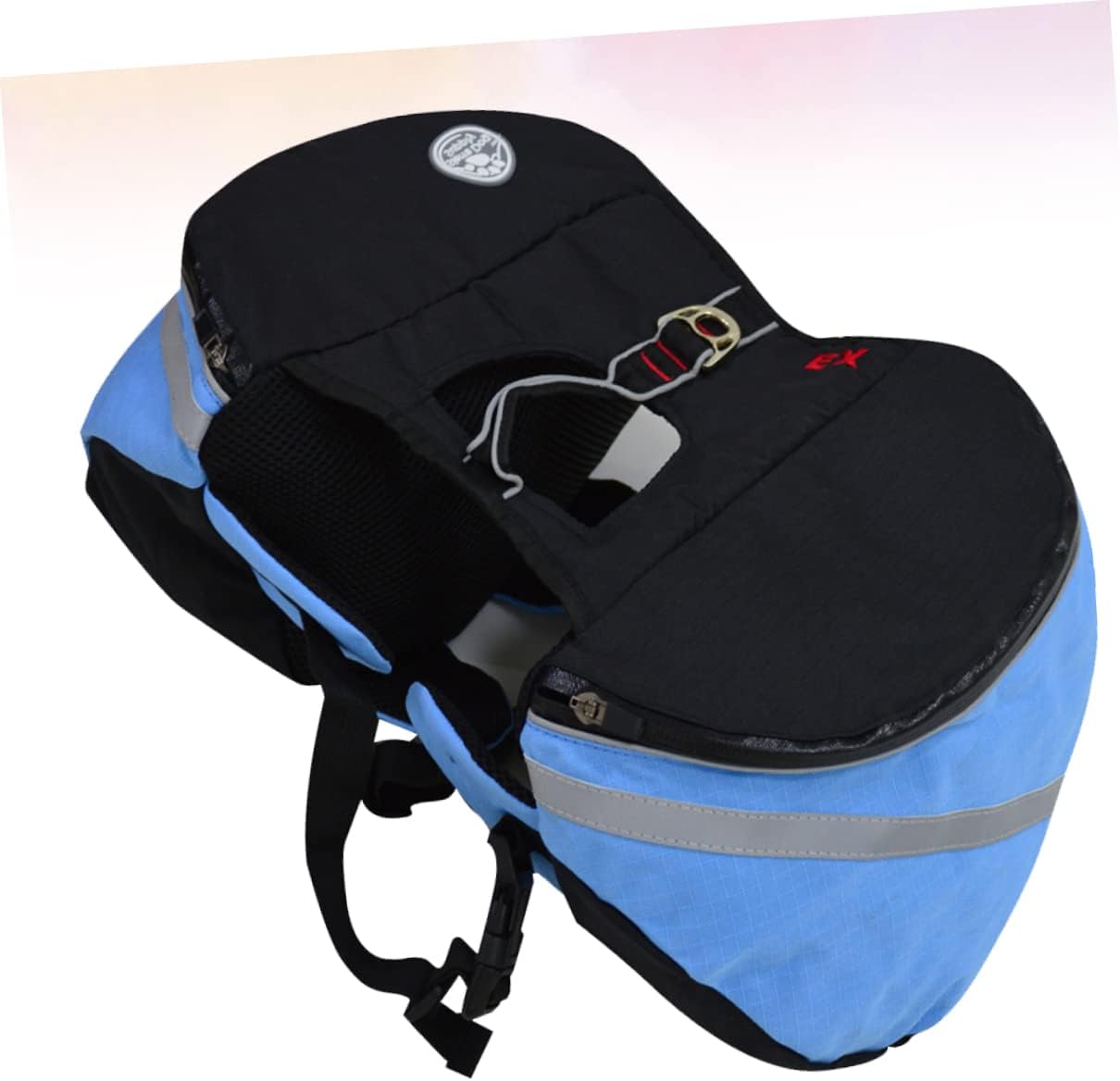 Pet Dog Backpack Portable Outdoor Dog Rucksack Oxford Material Breathable Hound Pack for Travel Camping Hiking s