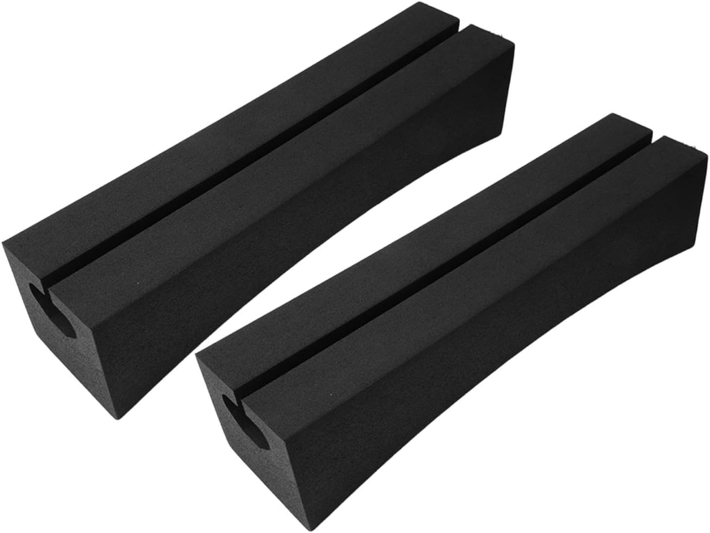 2 Pieces Car Top Kayak Carrier Accessory Sturdy Easy to Install Repair Parts Black High Performance Supplies Roof Rack Pad, Oval