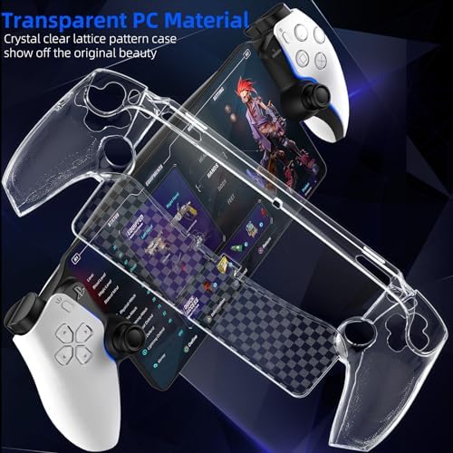 image for HEYSTOP Case for PlayStation Portal with Screen Protector Tempered Gla