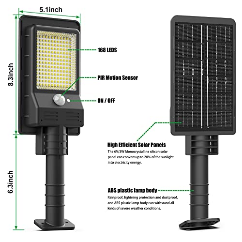 Engrepo Solar Lights Outdoor 1000Lm Solar Powered Motion Sensor Light Security Waterproof Solar Flood Light For Yard, Fence, Garden, Patio, Front Door, Shed, Deck, Path, Gutter (4 Pack) #TOP5