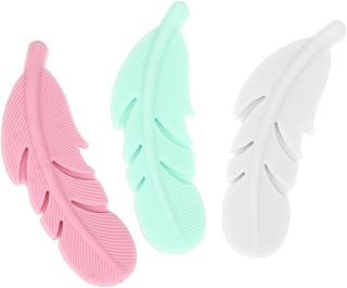 ORFOFE 3 Pçs Colar De Silicone Colar De Mastigação Mordedor Infantil Colar Mastigável Colar De Mascar Acessórios Playset Colar De Dentição Corrente De Dentição Brinquedo Molar Bebê