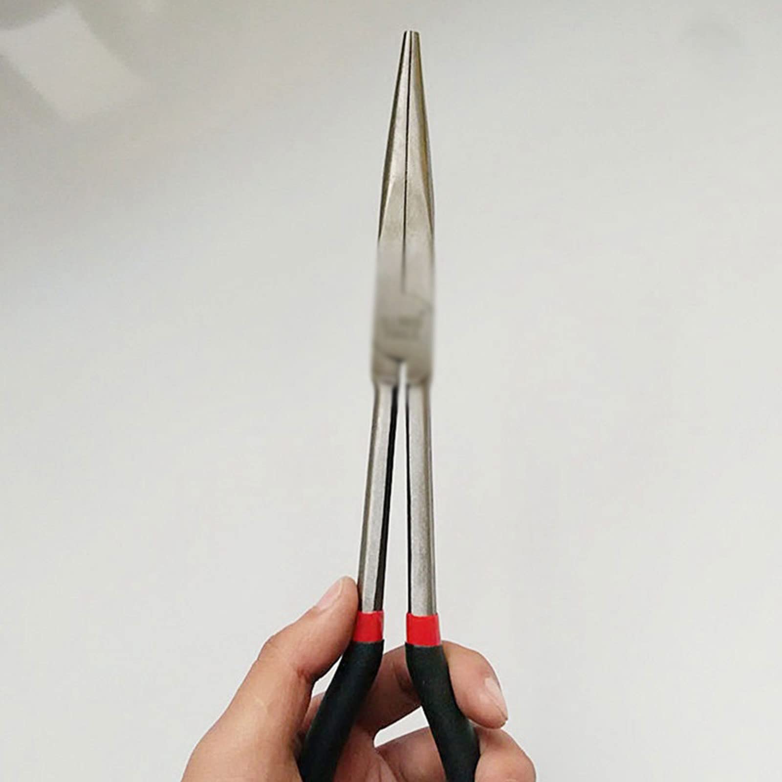 JINGYAN Alicates universales Multifunctional Fishing Pliers Curve Straight Long Handle Carbon Steel Gripper
