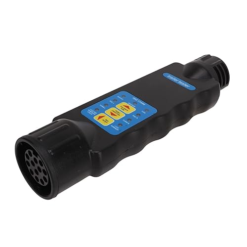 , Probador de circuito de alambre de luz de remolque Conector de 13 pines Herramienta de diagnóstico de coche de remolque Probador de circuito de