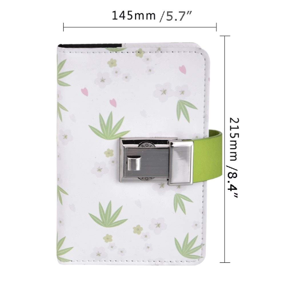 Journal taccuino Diario A5 Password Notebook con Blocco Blocco Note Pocket Pocket Diario Creativo Diario Simple Art Squisita Manuale Affari dell'ufficio Scolastico (Color : C)