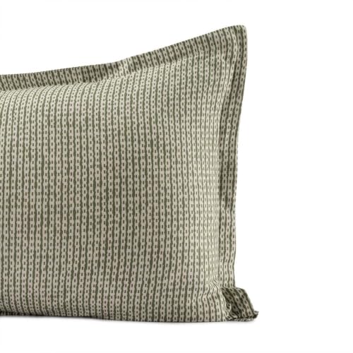 Image of Wakefit 100% Cotton Pillow Cover Set of 2 | 200 TC Soft & Breathable Pillow Cases | Standard Size 18 x 27 Inch | Skin Friendly, Durable & Gentle Machine Washable | Buffey