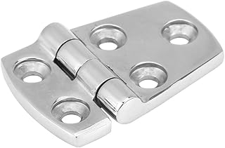 Marine Door Hatch, Mirror Polished Door Hinges Marine Cabin Door Stainless Steel Hatch Flush Door Hinge Replacement for Marine Boat 57 * 38mm