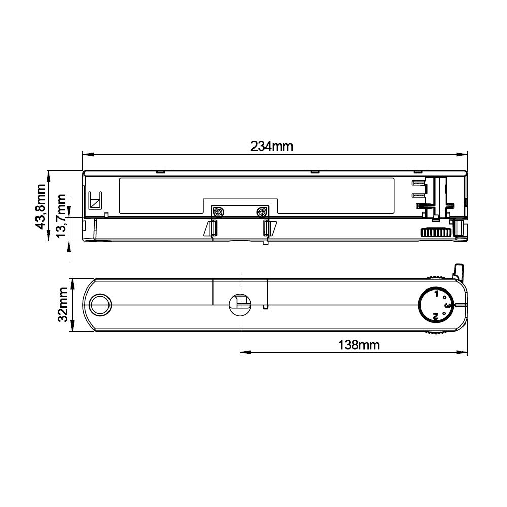 Philips Xitanium LED 3 Phasen Stromschienen CASAMBI In Track Adapter inkl. Treiber 36W 300-1050mA 24-54V schwarz Trafo Netzteil Netzgerät Konstantstromtrafo