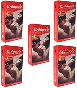 Kohinoor Xtra Time 10S Condom (Pink) - Set of 5