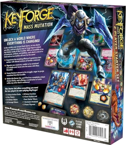 KeyForge: Mass Mutation Starter Set Fantasy Flight Games - Jeu de cartes pour 2 joueurs - 3