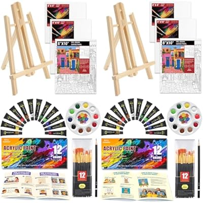 2 Pack Painting Kits for Adults or Family Group...
