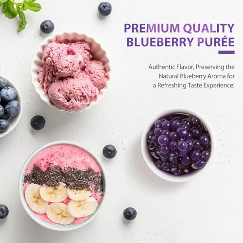 Image of Soeos Blueberry Popping Boba Pearls, 6.6 lbs (3Kg)