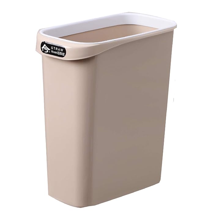 Buy Plastic Bedroom Trash Bins Narrow Spaces Garbage Can 18 Liter / 4.8