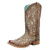 Corral Boots C3275 Brown/Orix Glitter 10 B (M)