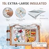 Zoom IMG-1 cestino da picnic in vimini Zoom IMG-1 cestino da picnic in vimini