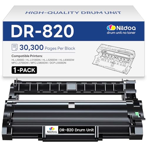 Image of DR820 DR-820 Drum Unit [Not Toner] Replacement for Brother DR-820 DR820 MFC-L5900DW HL-L6200DW MFC-L5800DW HL-L5200DWT Printer, 1Pack