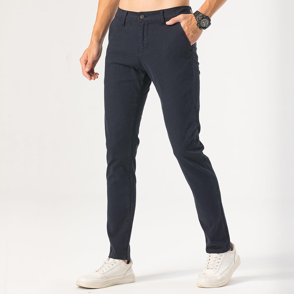 TONY BACKER Pantalone Uomo Chino da Ufficio in COTTONE 1630