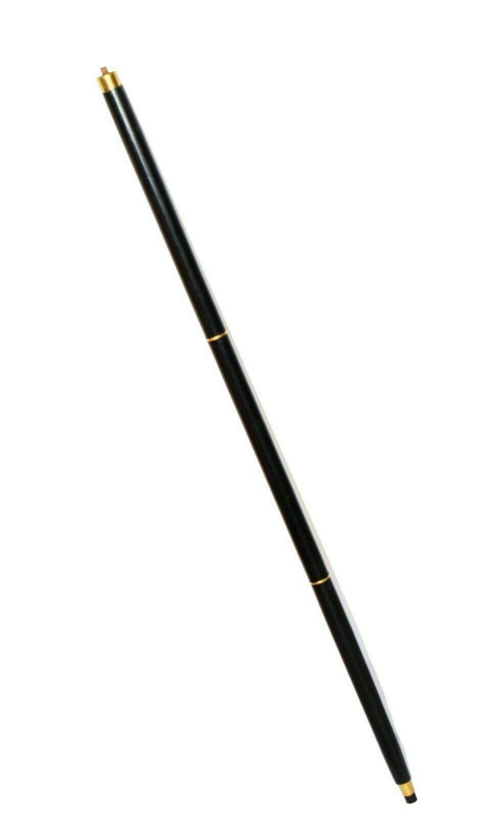 Black Rosewood Solid 3 fold Wooden Walking Cane Stick without Handle Beautiful Cane