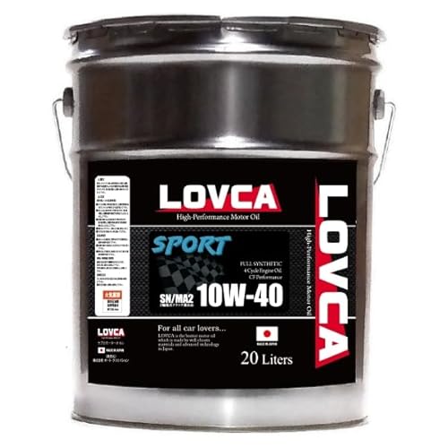 LOVCA SPORT 10W-40 20L SN/MA2/CFK GWIC LOVCAIC 2֎Nb`ΉLS1040-20