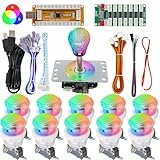 Joystick réglable de style Sanwa 4/8 voies : basculez facilement entre les modes 4 et 8 voies pour s'adapter à un large éventail de genres de jeux d'arcade et de préférences des joueurs.