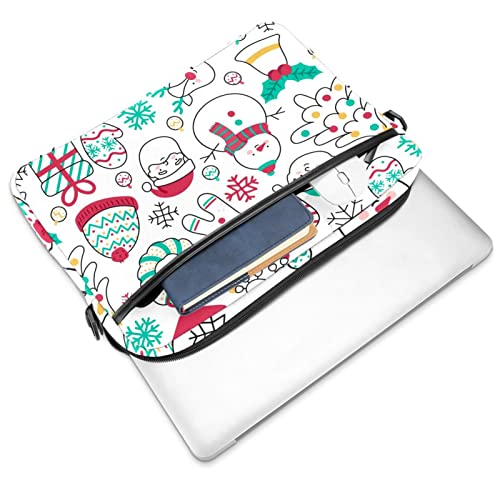 Sac à bandoulière pour ordinateur portable 13.3 14.5 housse PC Noël multicolore - 2