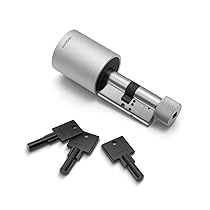 Netatmo Doorlock Serratura e Chiavi Intelligenti Netatmo, Accesso sicuro via smartphone o chiave NFC, Condivisione accesso con gli ospiti, Bluetooth BLE crittografato, NDL-EC