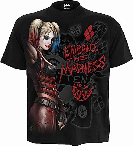 DC Comics M121 - T-Shirts, T-Shirt Homme, Black, XL
