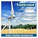 YHMMYSHX Wind Turbine Generators Kit, 20KW Horizontal Wind Turbine Generator 96V 48V 24V Windmill Strong Power Off Grid Inverter Output for Home for Home, Farm, RVs, Boats(Hybrid Control,48V_20KW)