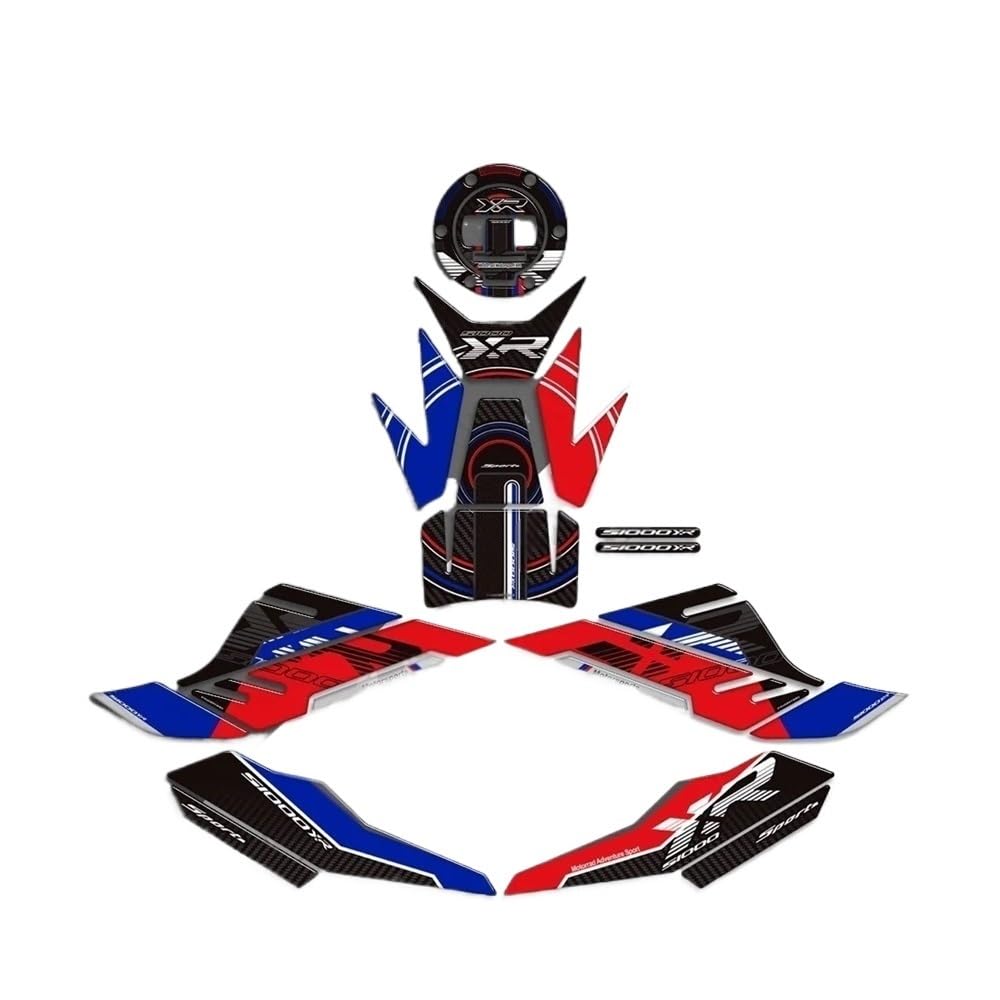Motorcycle Tank Pad Knee Grips Gas Fuel Oil Stickers for B&MW S1000XR S 1000 XR S1000 M1000 M1000XR 2024 Tanks Pad Protector