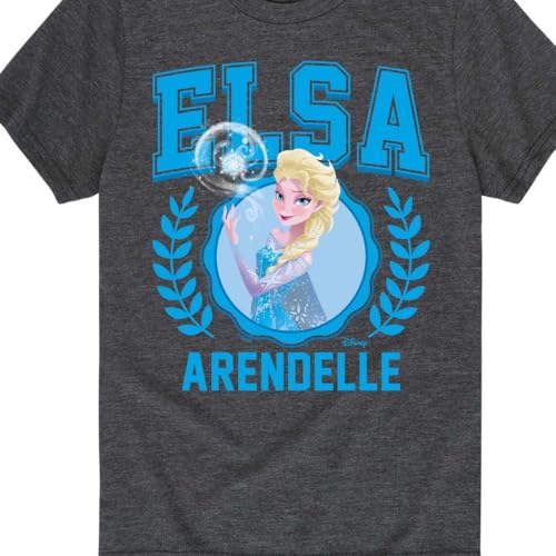 Frozen - Elsa Collegiate - Toddler and Youth Short Sleeve Graphic T-Shirt3
