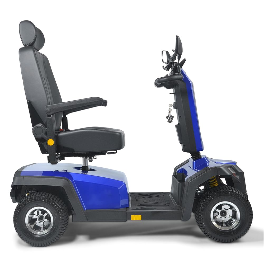 VELECO SHARPY PRO – Vehículo de cuatro ruedas con motor potente y batería de larga duración, equipado con neumáticos grandes (Azul)