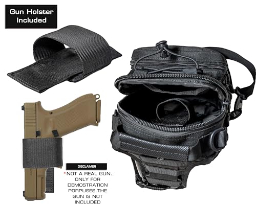 ARC MKII EDC Sling Bag, Shoulder Bag, Gun Holster Included, Concealed Carry, Black3