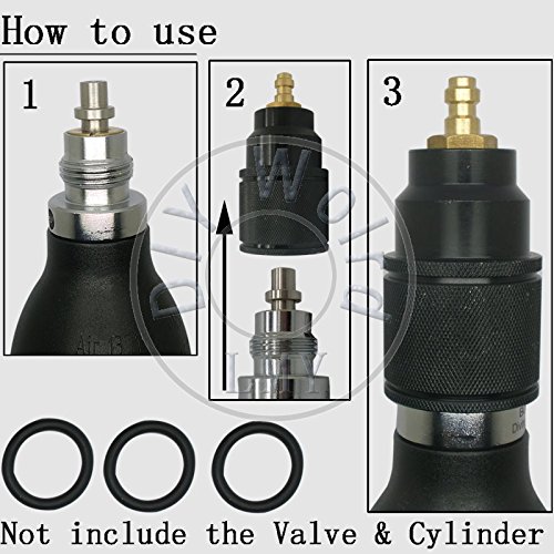 JDMY New Airforce Condor Talon alta pressione costante valvola Pcp CO2 refill/Recharge compatibile con 8 mm di riempimento Head