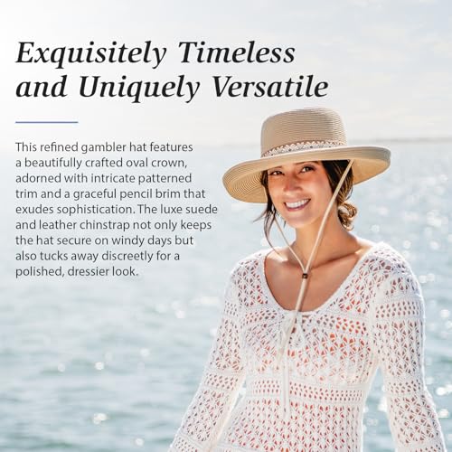 Wallaroo Hat Company Women’s Stevie Sun Hat – UPF 50+ UV Protection, Wide Brim, Medium Size, Packable & Adjustable Sun Hat - Image 4